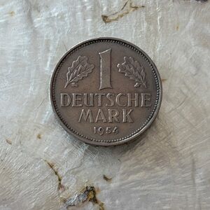 1954 Deutsche Mark Coin (authentic)